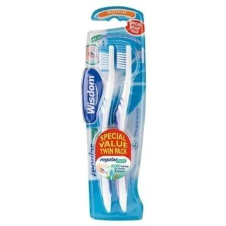 Wisdom Regular Fresh Toothbrushes Medium, 2 Pieces