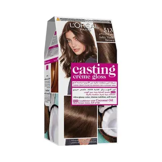 L'Oreal Casting Cream Hair Color - 513 Ashy Nude Brown