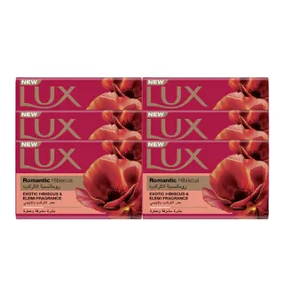 Lux Romantic Hibiscus Soap, 6x170g