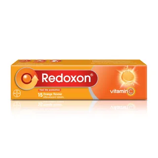 Redoxon Orange Vitamin C Effervescent Tablets, 15 Pieces