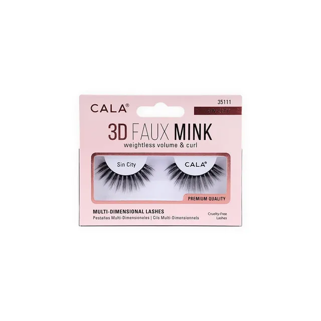 Cala 3D Faux Mink Sin City Eyelashes