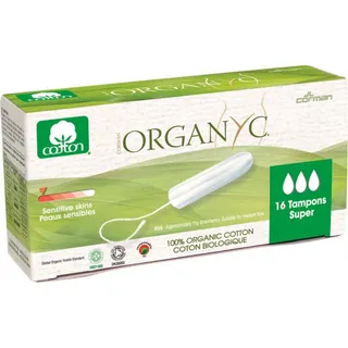 Organyc Super Tampons, 16 Pieces