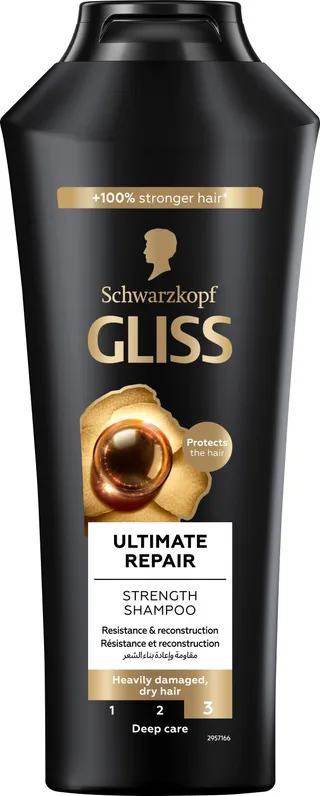 Gliss Ultimate Repair Strength Shampoo, 400ml