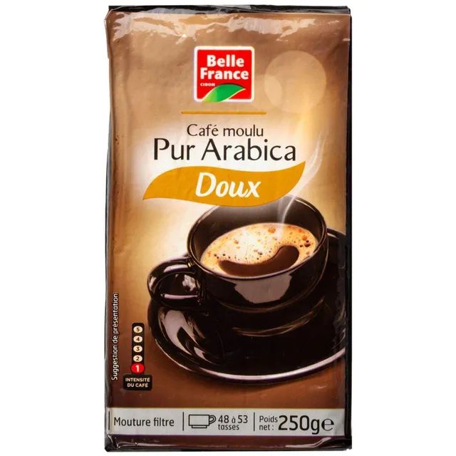 بيل فرانس قهوة مطحونة طعم خفيف، 250g