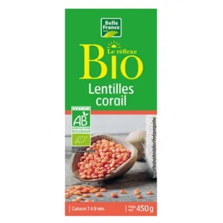 بيل فرانس لو ريفليكس عضوي عدس مرجاني، 450g