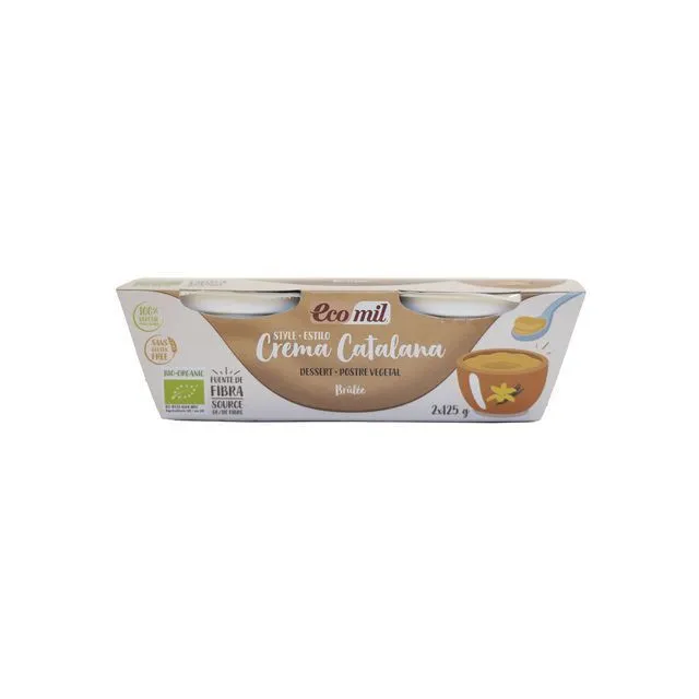 Natureland Ecomil Dessert Crema Catalana Bio 2 x 125g