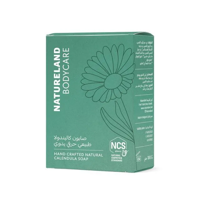 Natureland Hand Crafted Natural Calendula Soap 100g
