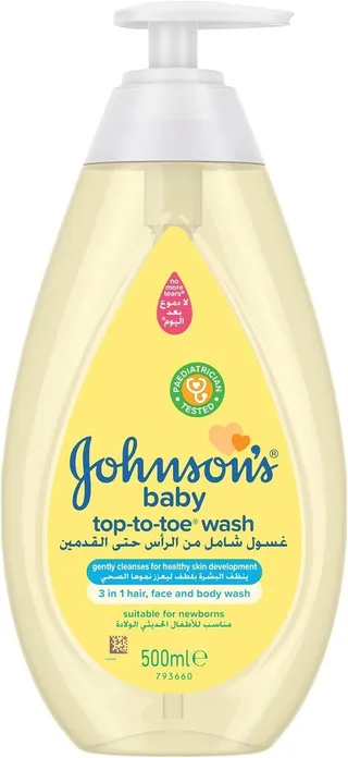 جونسون غسول من الرأس إلى أخمص القدمين بمضخة 500ml