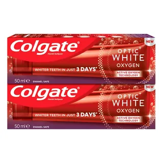 Colgate Toothpaste Optic White Oxygen 2x50ml
