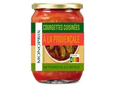 Monoprix Provencal Style Zucchini Pickles, 520g
