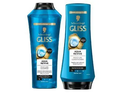 Schwarzkopf Gliss Aqua Revive Shampoo & Conditioner 400ml+360ml