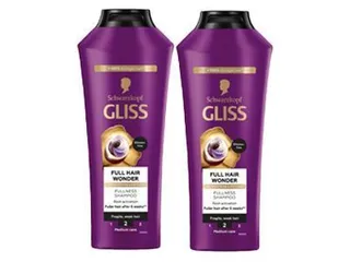 Schwarzkopf Gliss Full Hair Wonder Shampoo, 2x400ml