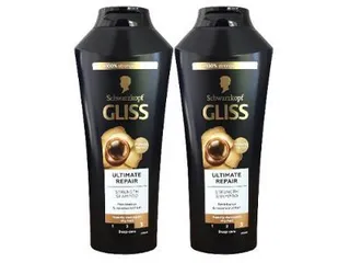 Schwarzkopf Gliss Ultimate Repair Shampoo, 2x400ml