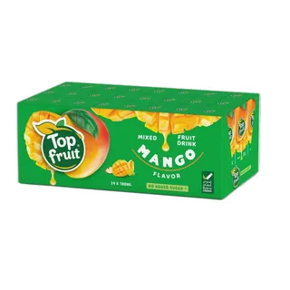 Topfruit Mango Flavor Drink  No Added Sugar, 24x180ml