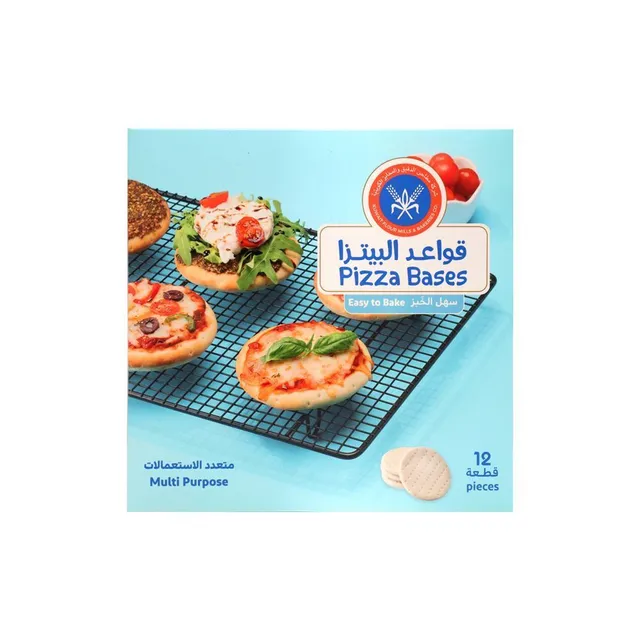 KFMB Pizza Bases, 12 Pieces