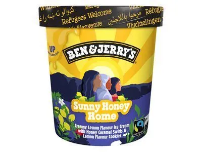 Ben & Jerry's Sunny Honey Lemon Ice Cream, 465ml