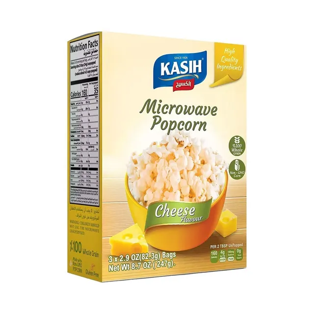 Al Kasih Microwave Popcorn Cheese Flavor, 247g