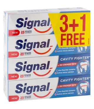 سيجنال معجون أسنان كافيتي فايتر 4 x 75 مل