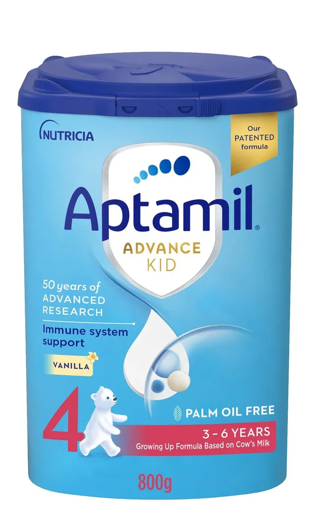 Aptamil Advance Kid 4 Milk Formula, Palm Oil Free, 3-6 Years, 800g