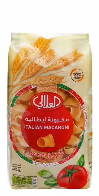 الألالي إيطالي مكرونة Gomiti Rigati Pasta, 450g