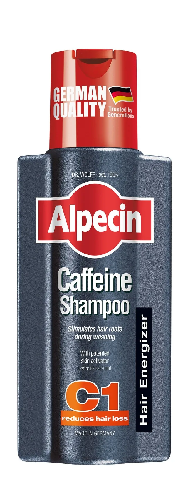 Alpecin Energizing & Strengthening Anti-Hair Loss Shampoo with Caffeine, 250ml