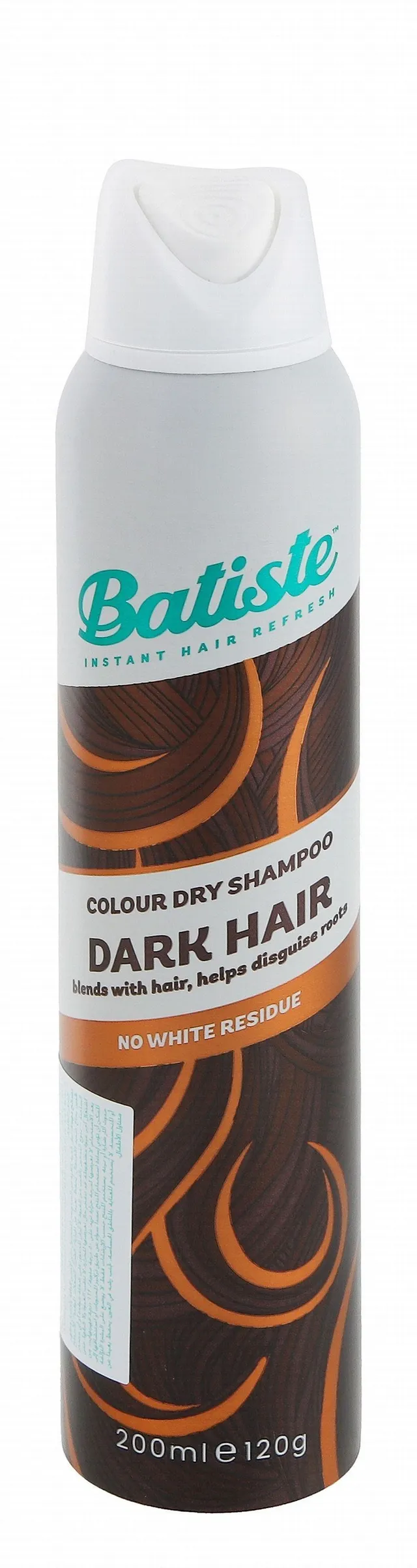 Batiste Dark Hair Colour Dry Shampoo, 200ml