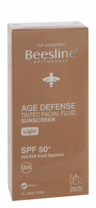 Beesline Apitherapy Light Age Defense Tinted Facial Sunscreen for All Skin Types SPF50+, 40ml