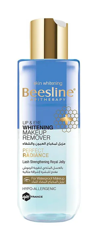 Beesline Hypoallergenic Whitening Lip & Eye Waterproof Makeup Remover, 150ml