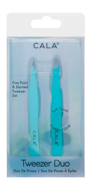 Cala Blue Fine Point & Slanted Tweezers Duo, 1 Pack