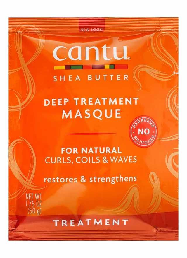 Cantu Strengthening & Restoring Mask with Shea Butter for Dry, Damaged & Natural Hair, 50g