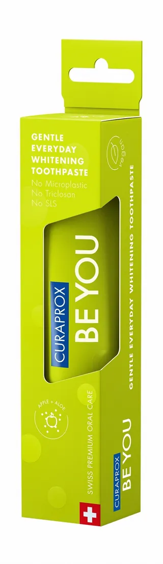 Curaprox Be You Everyday Whitening Toothpaste Apple & Aloe Flavor, 60ml