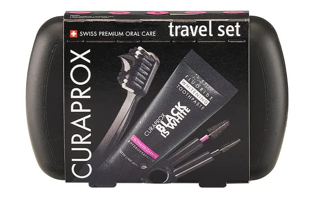 Curaprox Black is White Oral Travel Kit