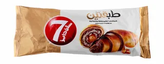 7 Days Chocolate & Vanilla Croissant Filled with Caramel Cream