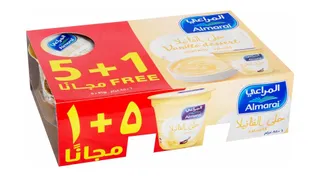 المراعي كاسترد فانيليا، 6x85جم