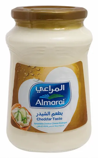 Almarai Full Fat Spreadable Cheddar Cheese, 500g