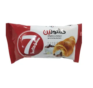 7 Days Double Filled Cocoa & Vanilla Cream Croissant