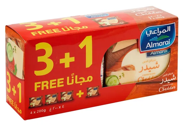 Almarai Cheddar Cheese Slices (multipack)