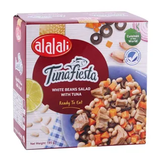 الألالي سلطة فاصوليا بيضاء مع تونة, 185g
