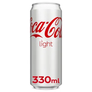 Coca-Cola Light Carbonated Soft Drink Can, 330ml