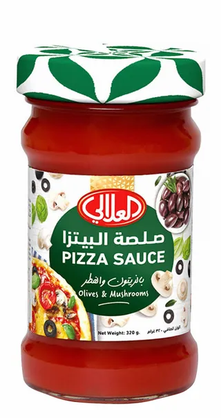 العلالي صلصة بيتزا بالزيتون والفطر, 320g