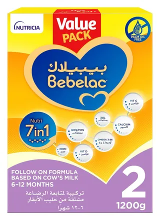 Bebelac Nutri 7in1 Stage 2 6-12 Months 1200g
