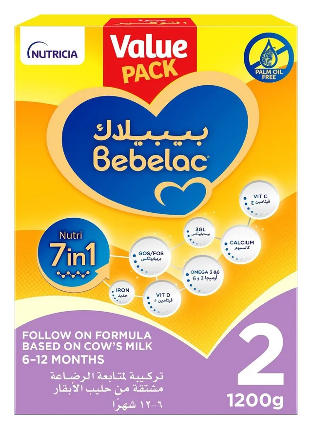Bebelac Nutri 7in1 Stage 2 6-12 Months 1200g