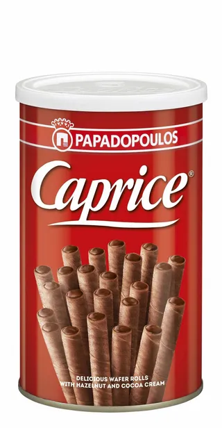 Caprice Wafer Rolls Filled with Hazelnut & Cocoa Cream, 250g