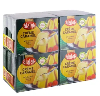 العلالي خليط كريم كراميل مع تغطية كراميل, 12x70g