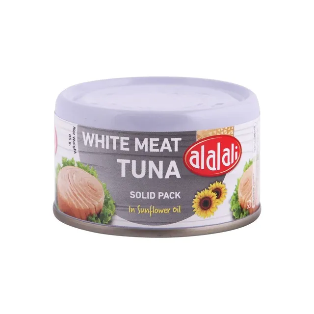 العلالي تونة لحم أبيض صلبة في زيت عباد الشمس, 85g