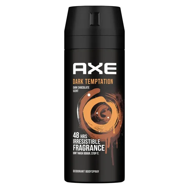 أكس دارك تمبتيشن 48H ديودورانت بخاخ جسم برائحة شوكولاتة داكنة للرجال, 150ml