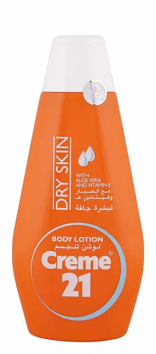 Creme 21 Body Lotion with Aloe Vera & Vitamin E for Dry Skin