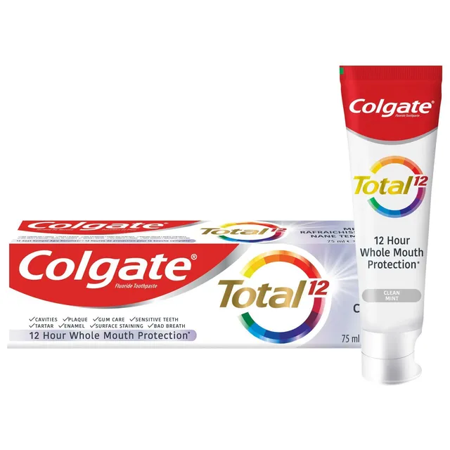 Colgate Total Clean Mint Toothpaste, 75ml