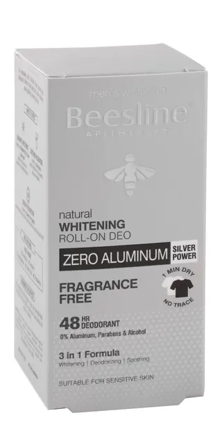 Beesline 48H Whitening & Soothing Roll-On Deodorant for Men, 70ml