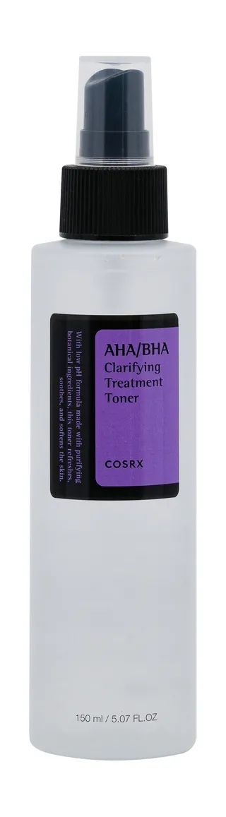 Cosrx AHA & BHA Clarifying, Refreshing & Soothing Treatment Facial Toner, 150ml